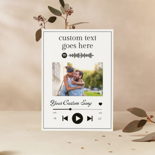 Spotify music player photo frame